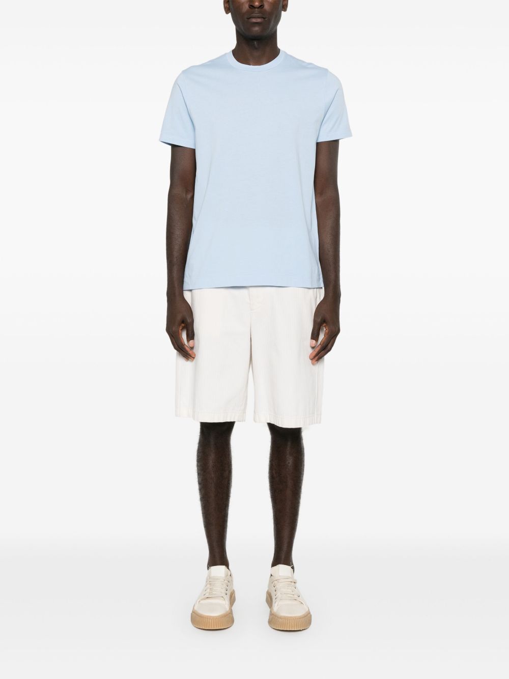 Finamore 1925 Napoli FINAMORE 1925 NAPOLI T-shirts and Polos Clear Blue