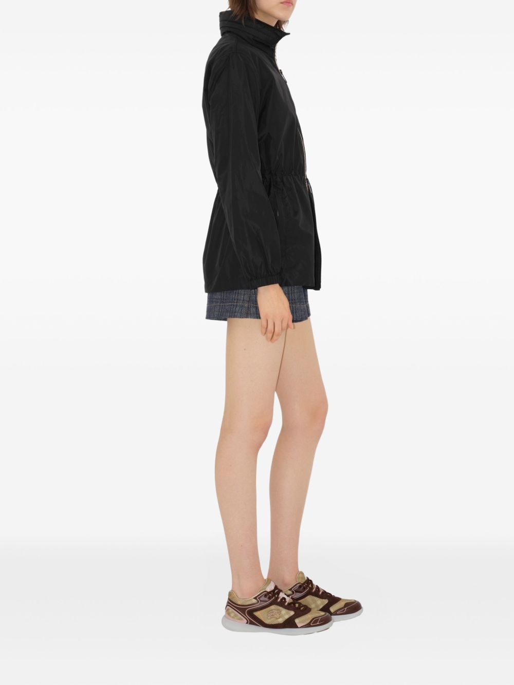 Burberry Burberry Vintage Check-trim parka coat