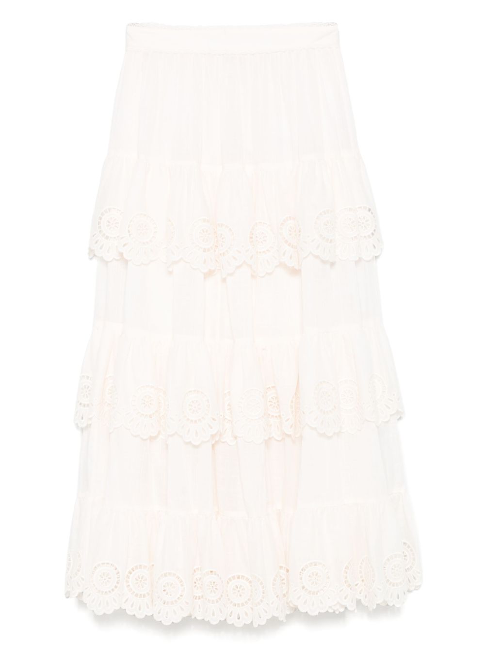 Zimmermann Zimmermann Lucky embroidered skirt