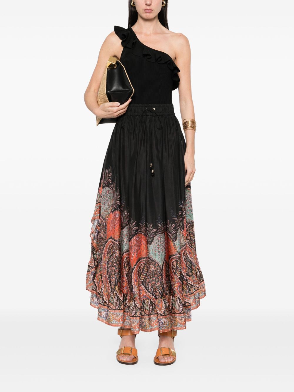 Zimmermann Zimmermann Rhiannon Ruffle Maxi Skirt