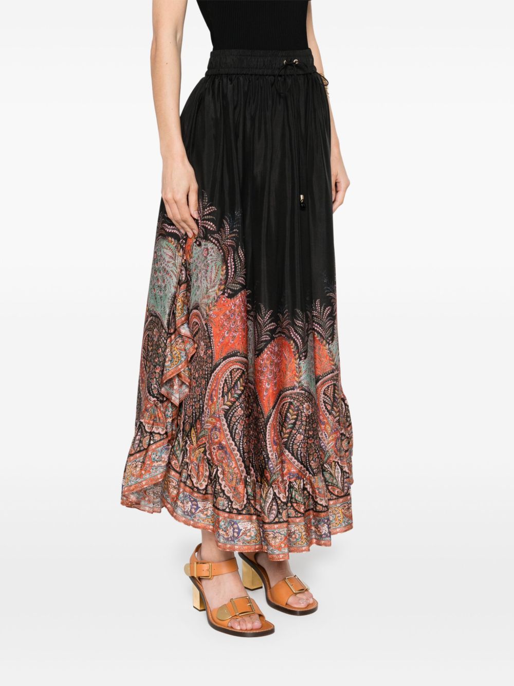 Zimmermann Zimmermann Rhiannon Ruffle Maxi Skirt