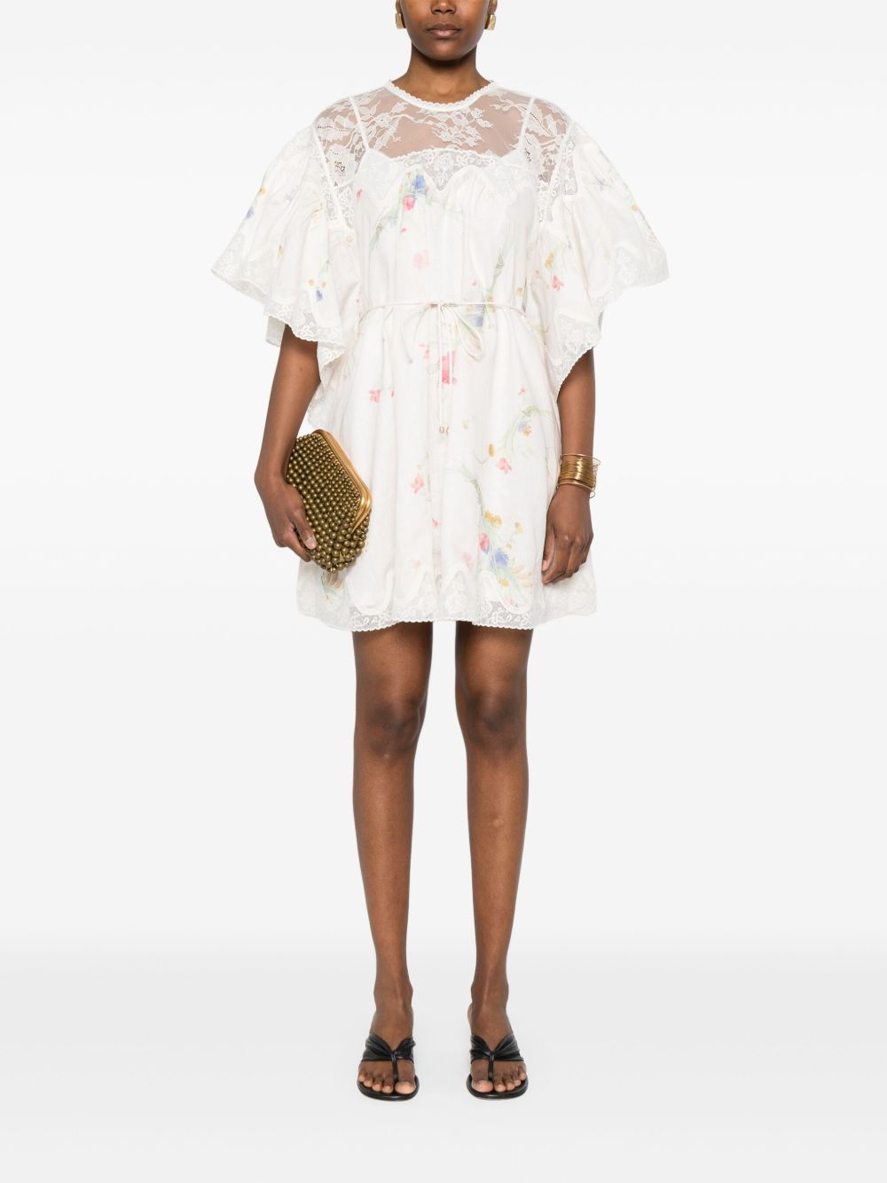 Zimmermann Zimmermann Lace-trimmed dress