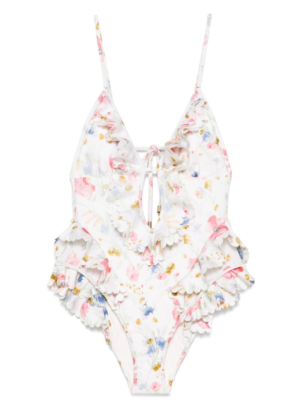 Zimmermann Zimmermann Lucky one-piece swimsuit with ruffles