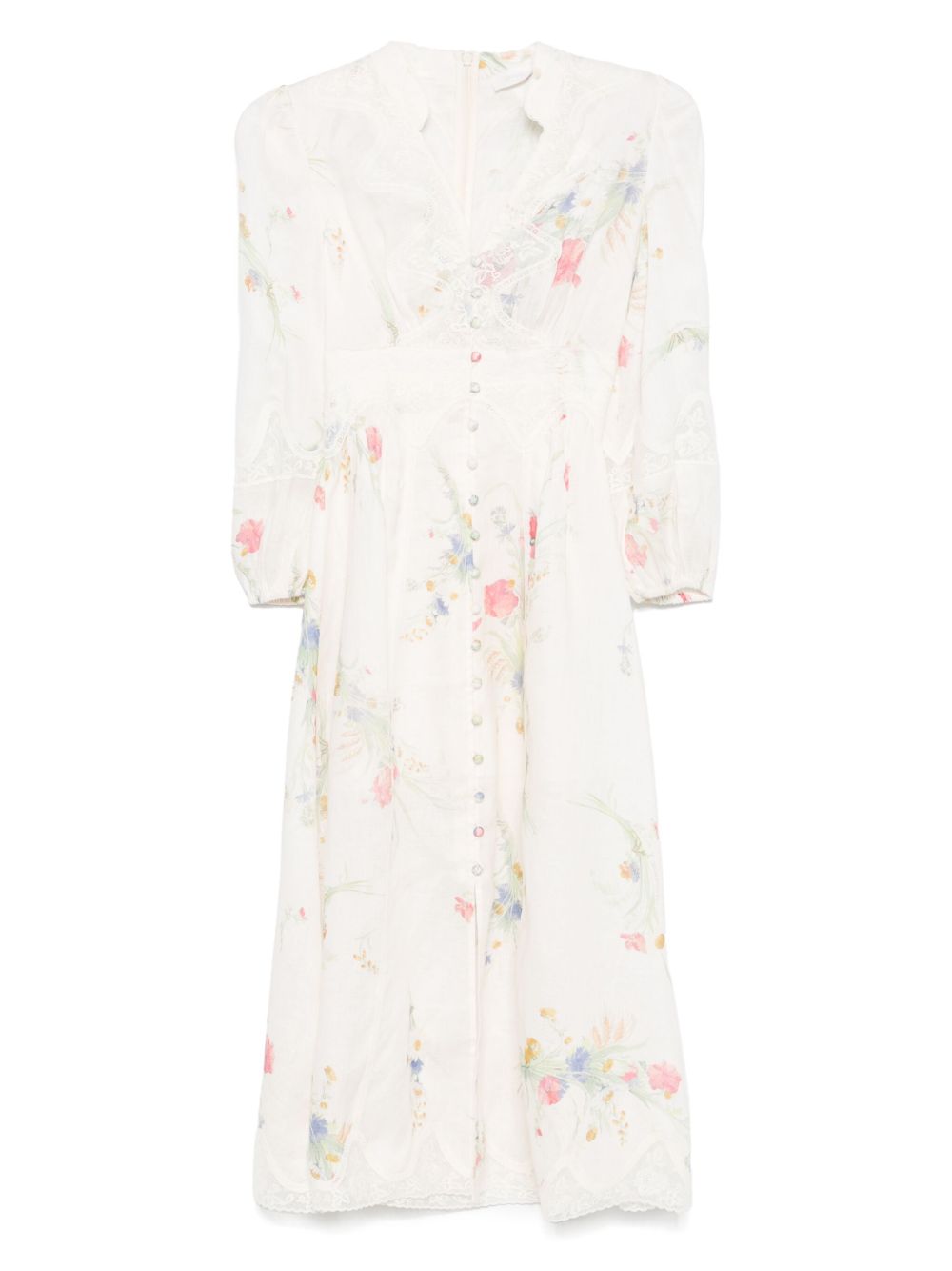 Zimmermann Zimmermann Lucky low-cut lace midi dress