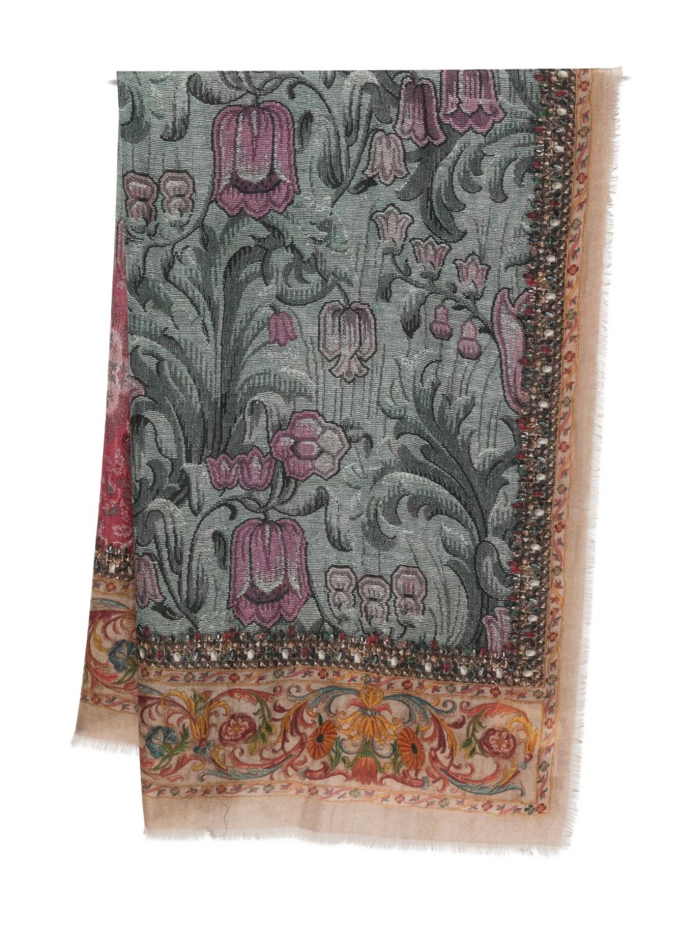 Pierre Louis Mascia Pierre Louis Mascia Printed cashmere scarf