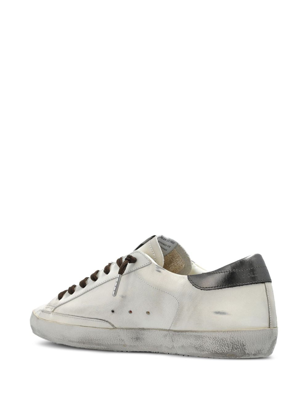 Golden Goose Golden Goose Super-Star in nappa leather with leather star and leather heel tab