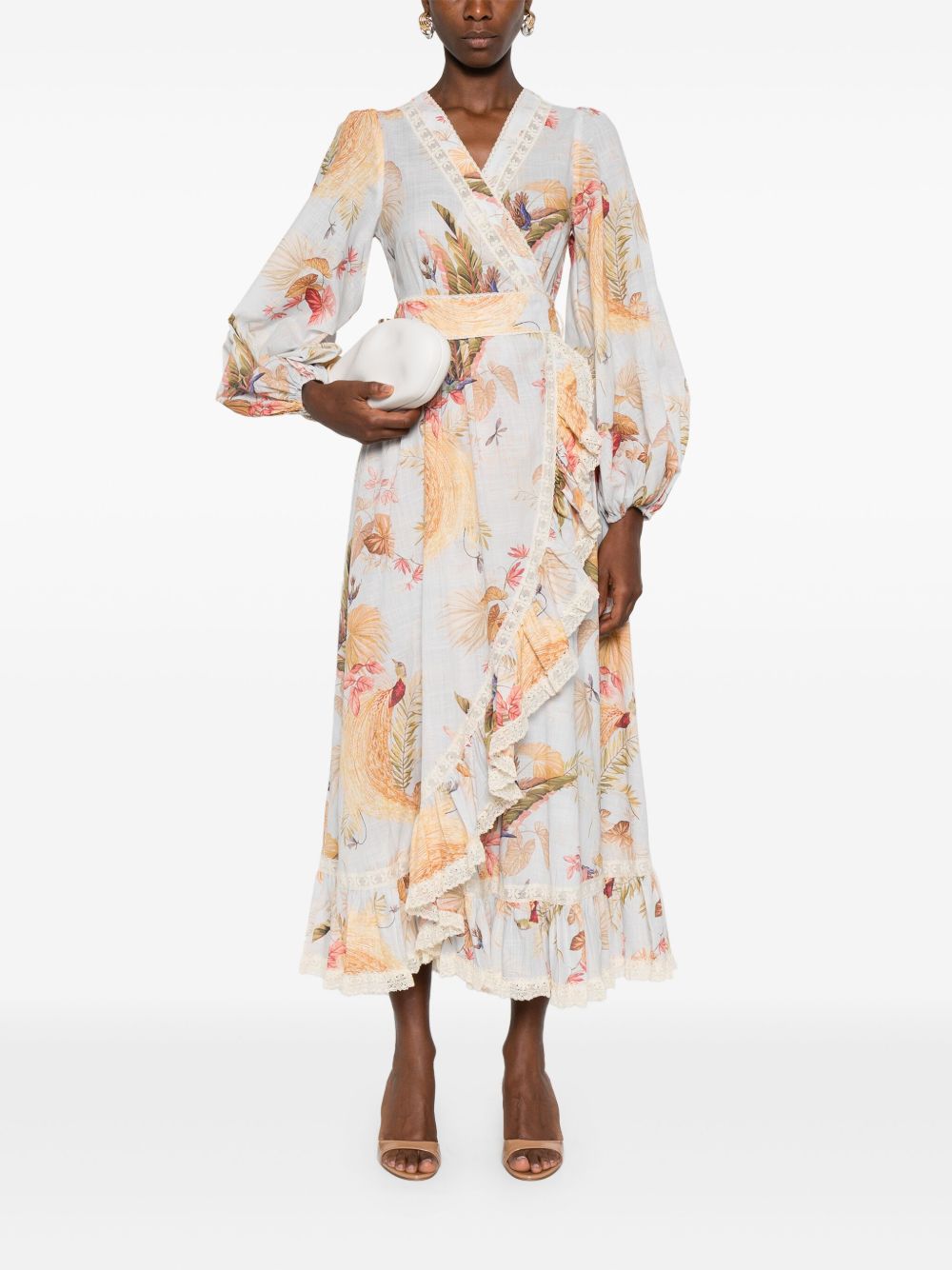 Zimmermann Zimmermann Ascension Ruffled Midi Dress