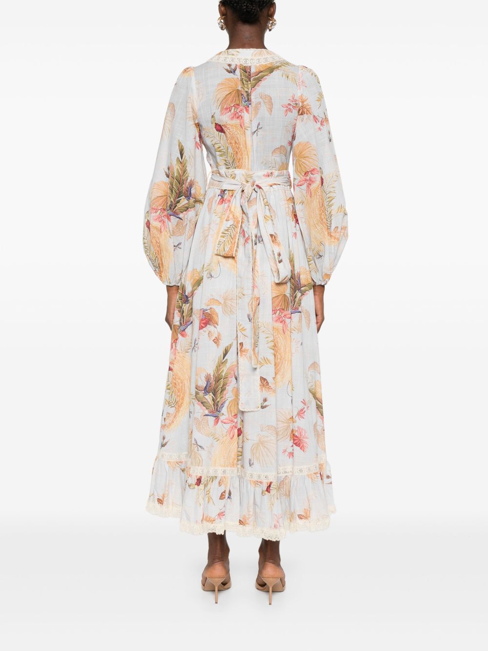 Zimmermann Zimmermann Ascension Ruffled Midi Dress