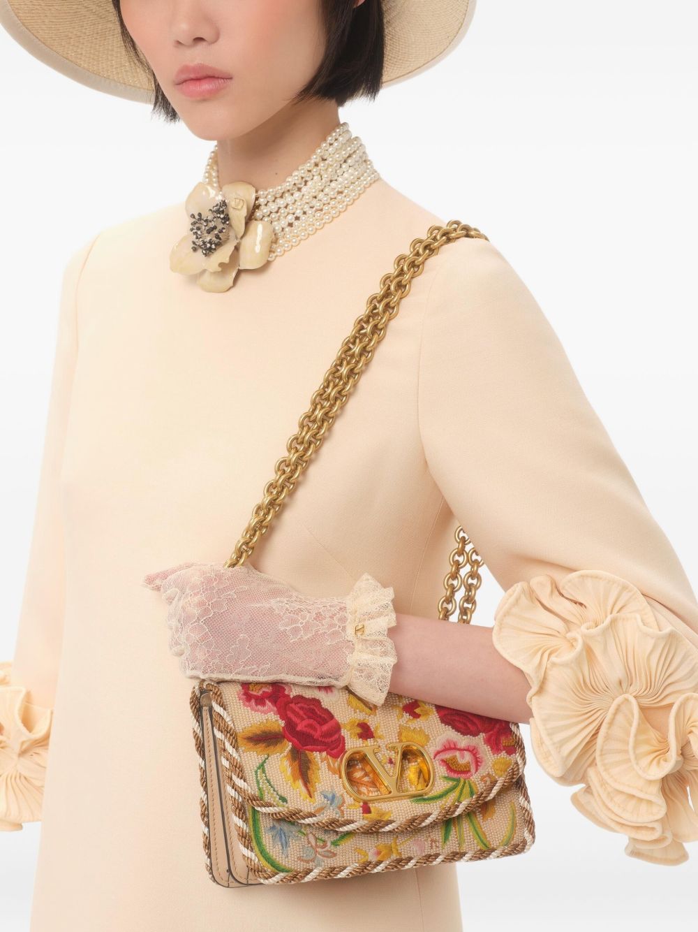 Valentino Valentino Crepe Couture mini dress