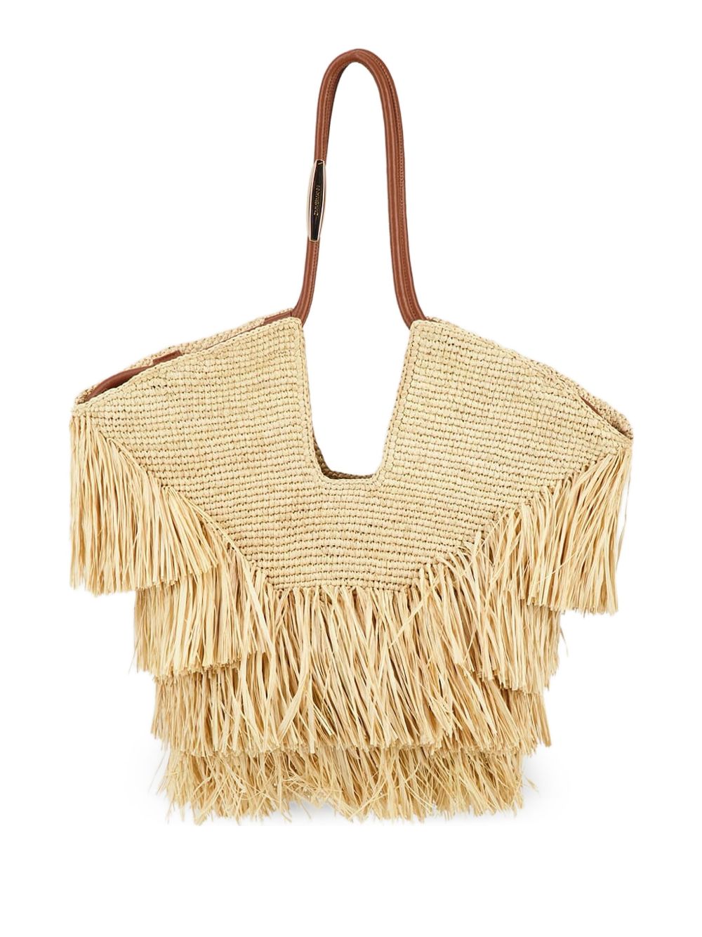 Zimmermann Zimmermann Goldentime medium raffia tote bag