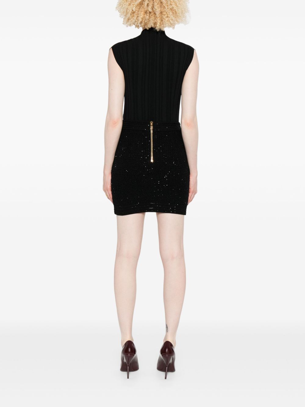 Balmain Balmain Tweed Mini Skirt