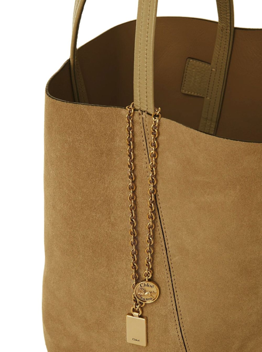 Chloé Chloé Spin Tote Bag in Suede