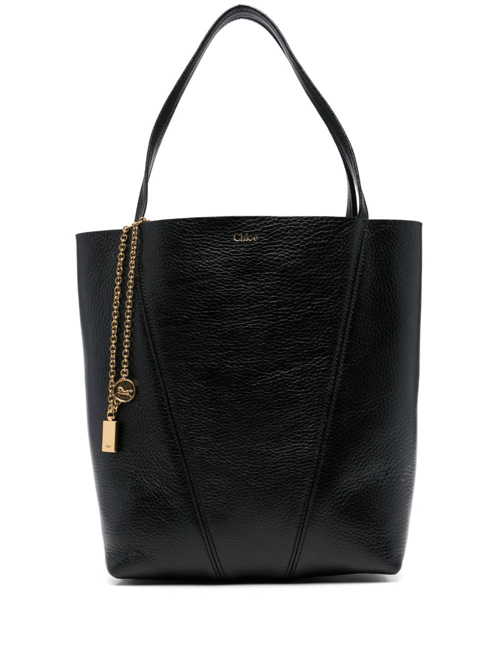 Chloé Chloé Spin medium leather tote bag