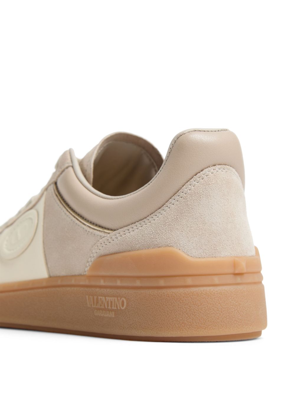 Valentino Garavani Valentino Garavani Upvillage Low Top Sneaker in Split Leather and Nappa Calfskin