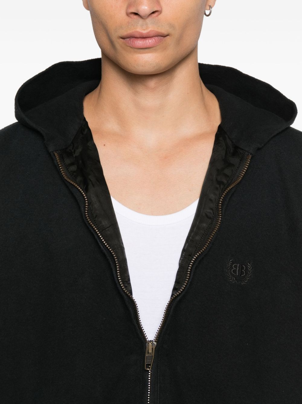 Balenciaga Balenciaga Jacket with hood and zip