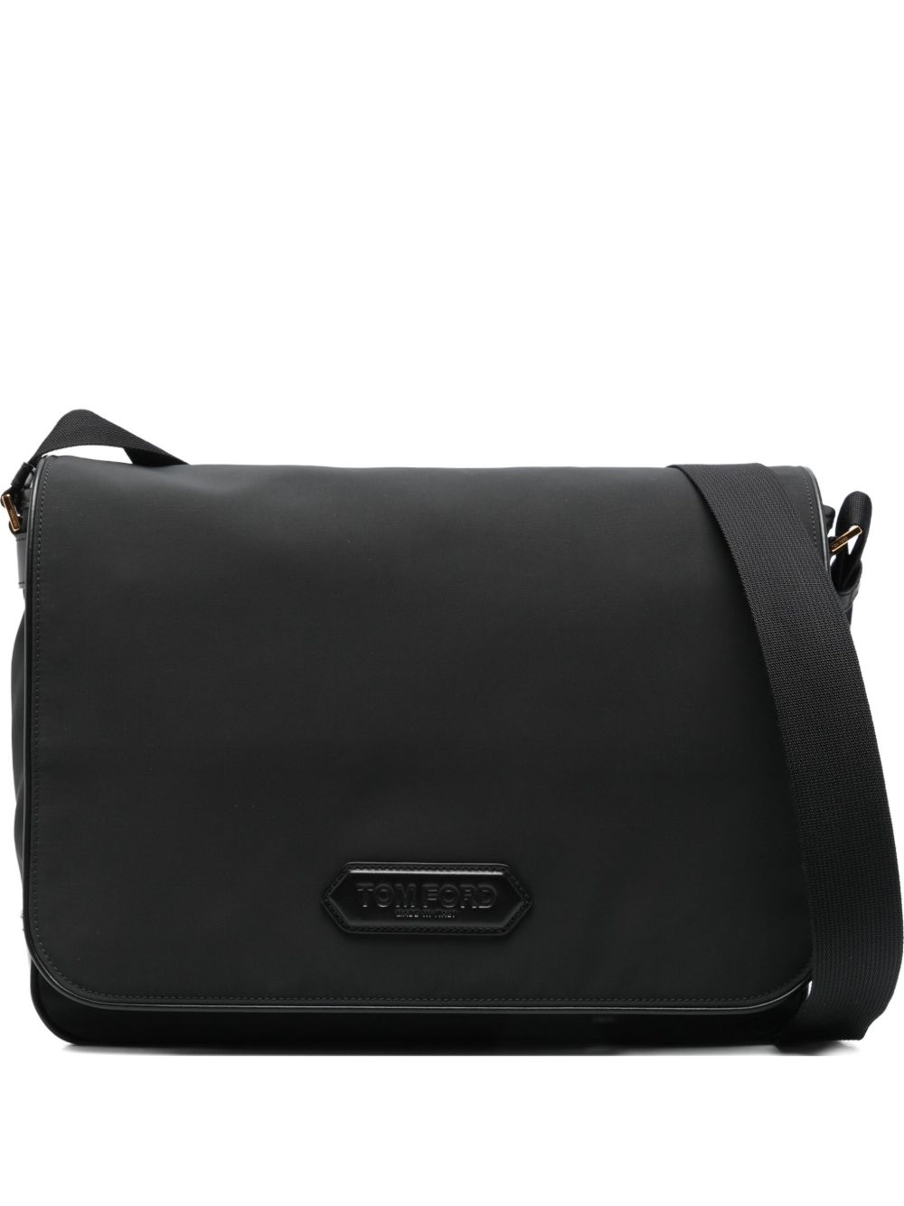 Tom Ford Tom Ford leather-trimmed nylon messenger bag