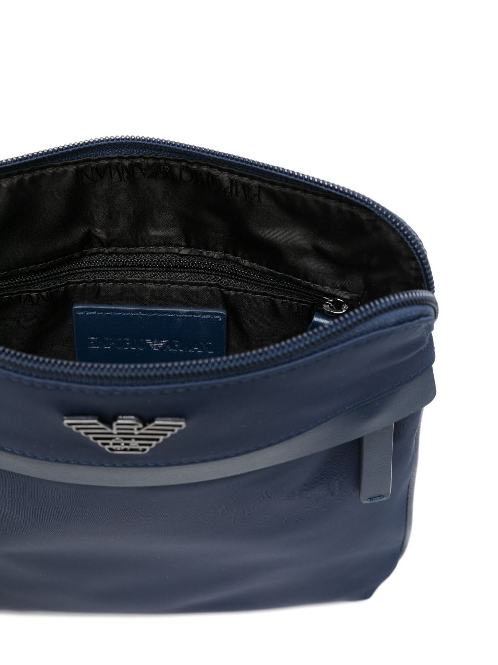 Emporio Armani Emporio Armani ASV recycled-nylon flat shoulder bag