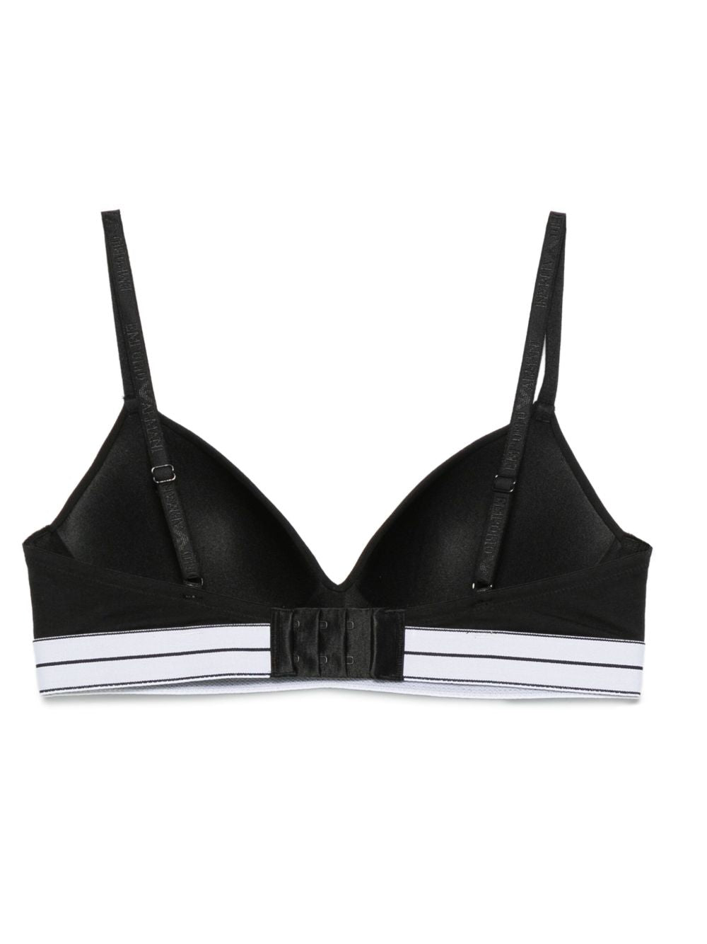 Emporio Armani Emporio Armani ASV organic-cotton, padded triangle bra with logo underband