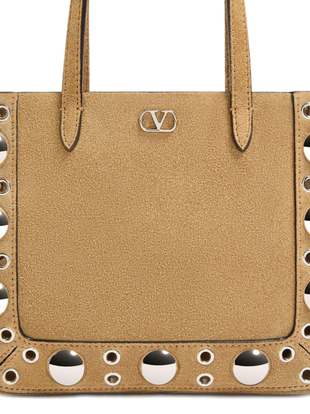 Valentino Garavani Valentino Garavani Nellcôte Mini Suede Shopping Bag