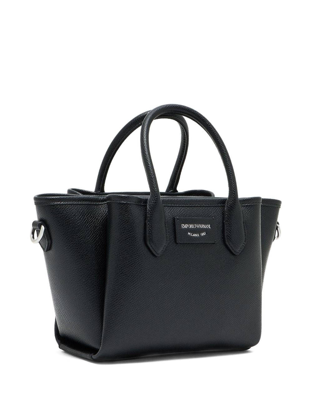 Emporio Armani Emporio Armani Small shopper with palmellato finish