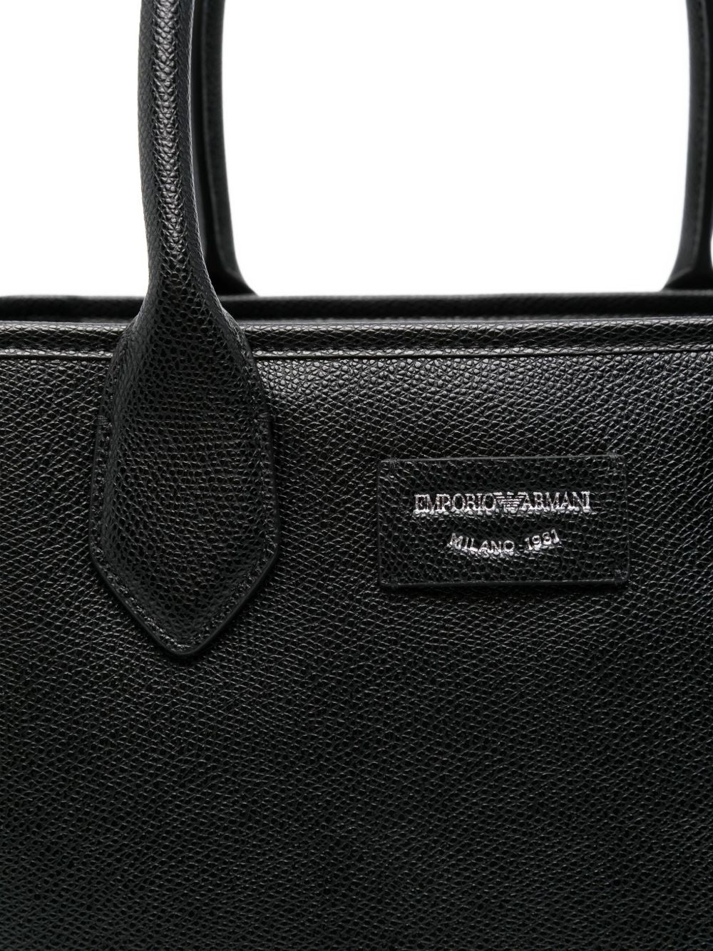 Emporio Armani Emporio Armani Medium finish palmellato shopper