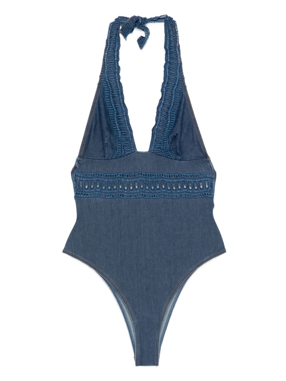 Ermanno Scervino Ermanno Scervino Crochet-lace halter swimsuit