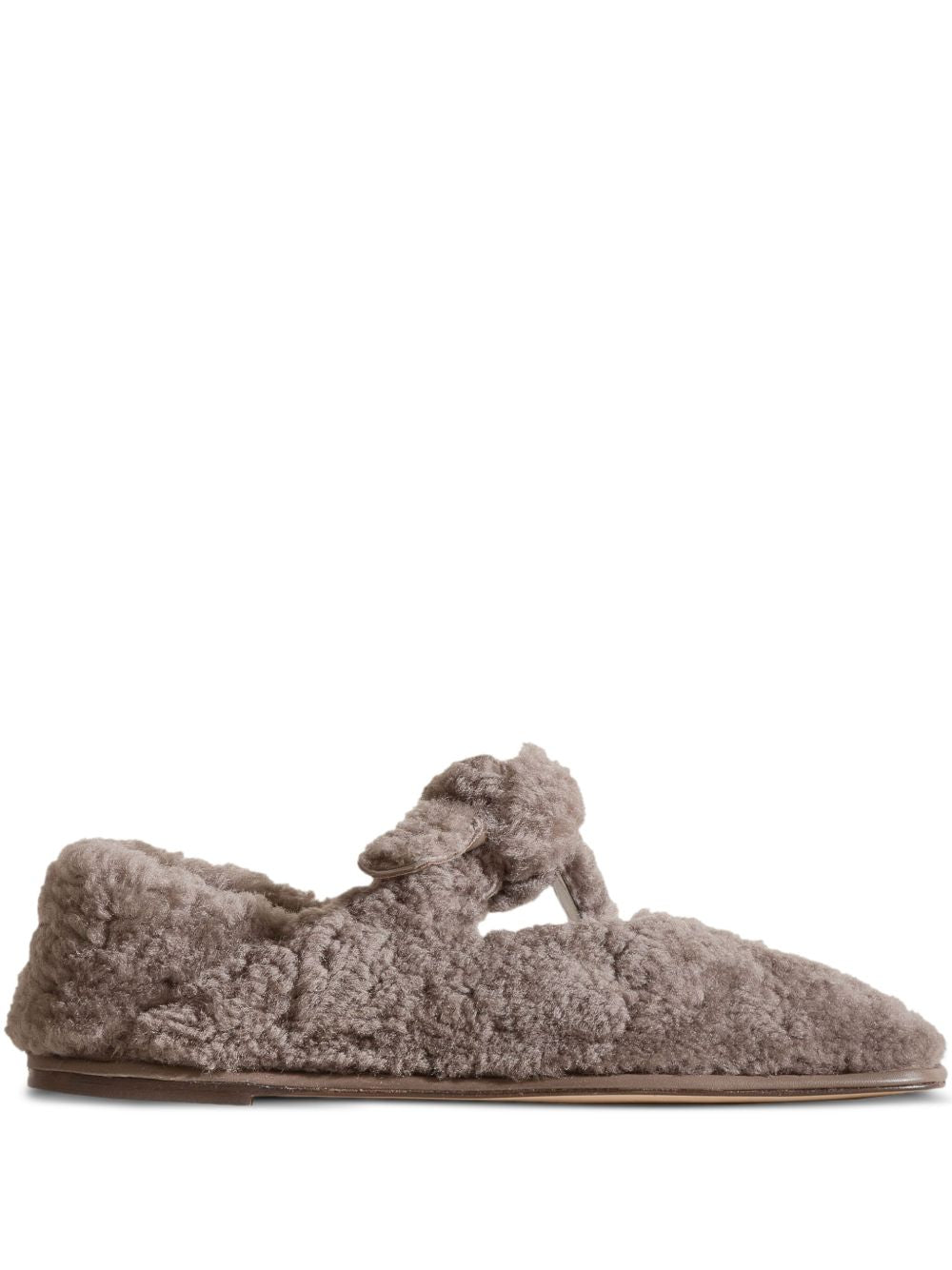 Hereu  Llasada shearling ballet flats