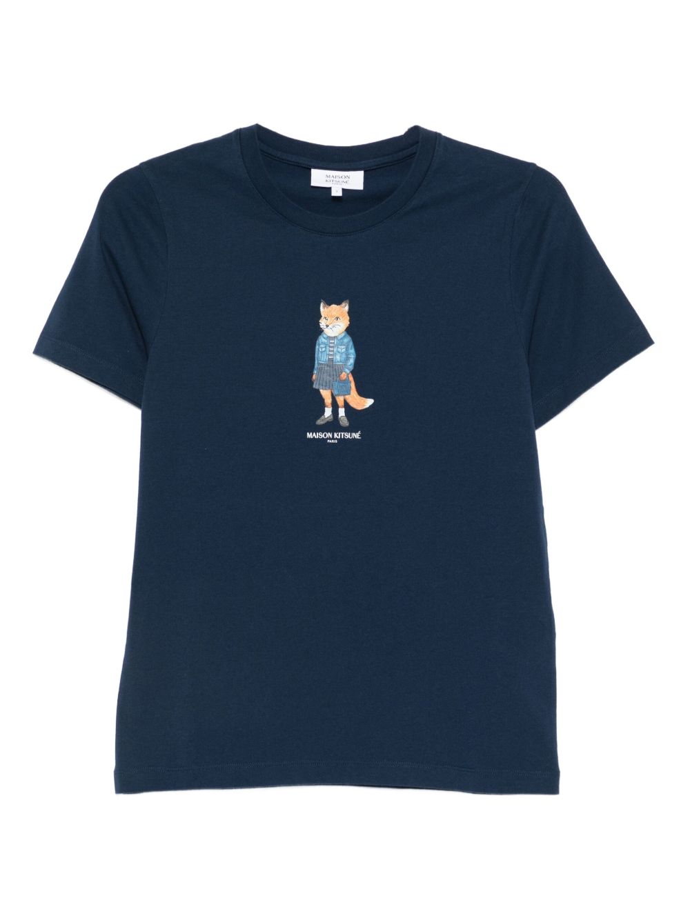 Maison Kitsuné Maison Kitsuné Dressed Fox print T-shirt