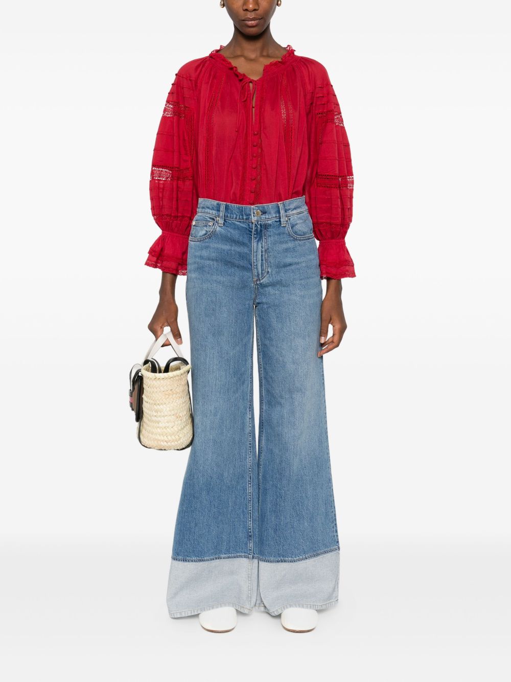 Alice + Olivia Alice + Olivia Jeans Clear Blue