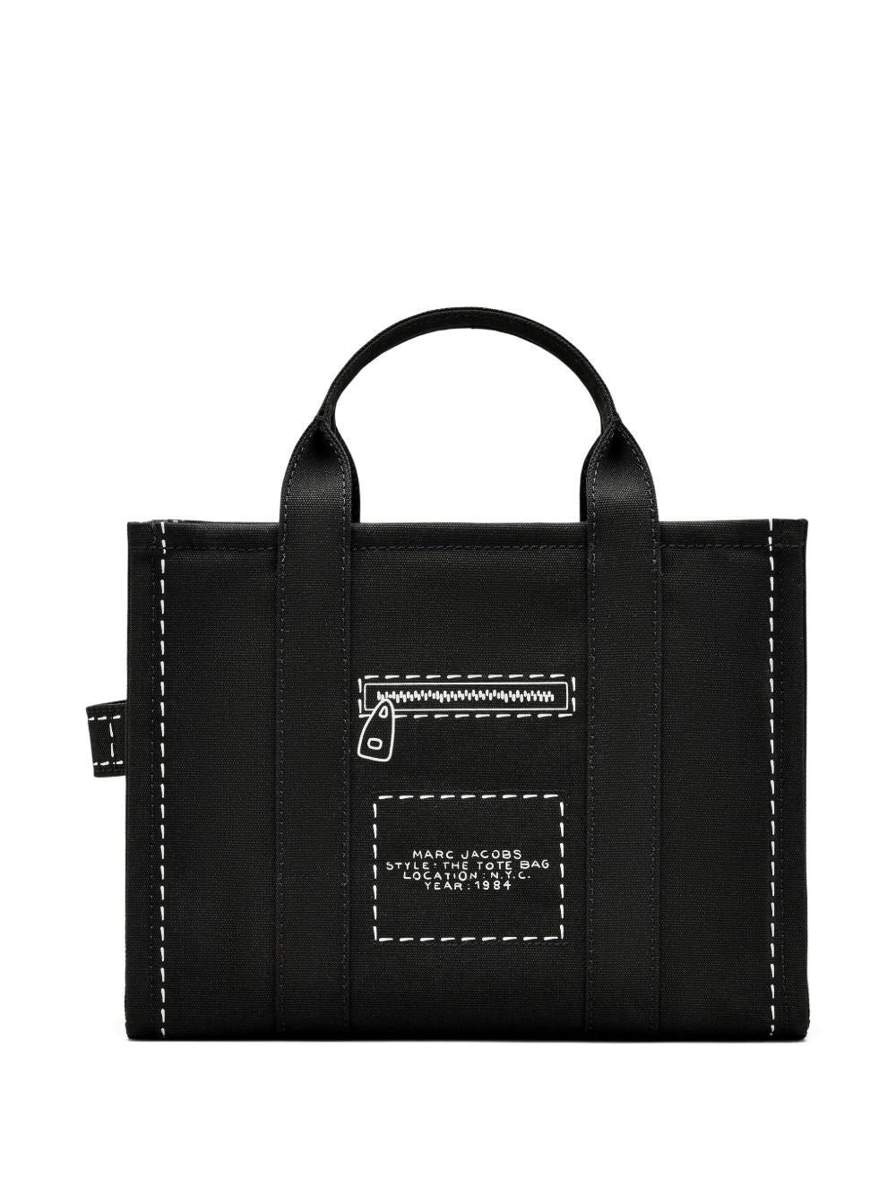 Marc Jacobs Marc Jacobs The Trompe L'Oeil Cargo Canvas Medium Tote Bag