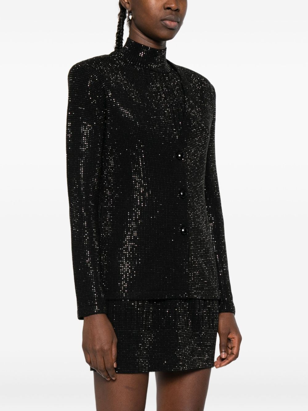 Emporio Armani Emporio Armani Embellished button jacket