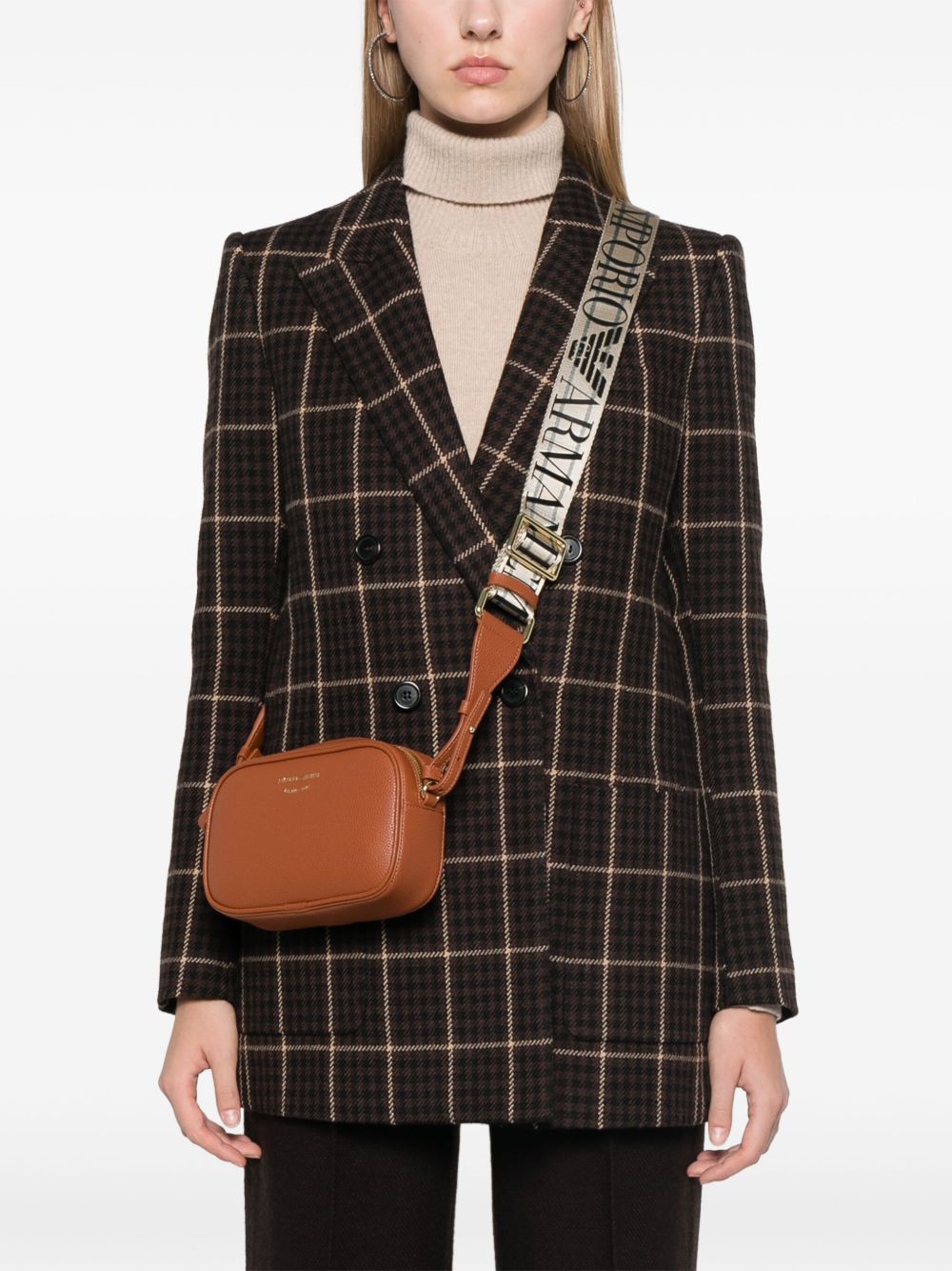 Emporio Armani Emporio Armani Shoulder bag with embossed logo