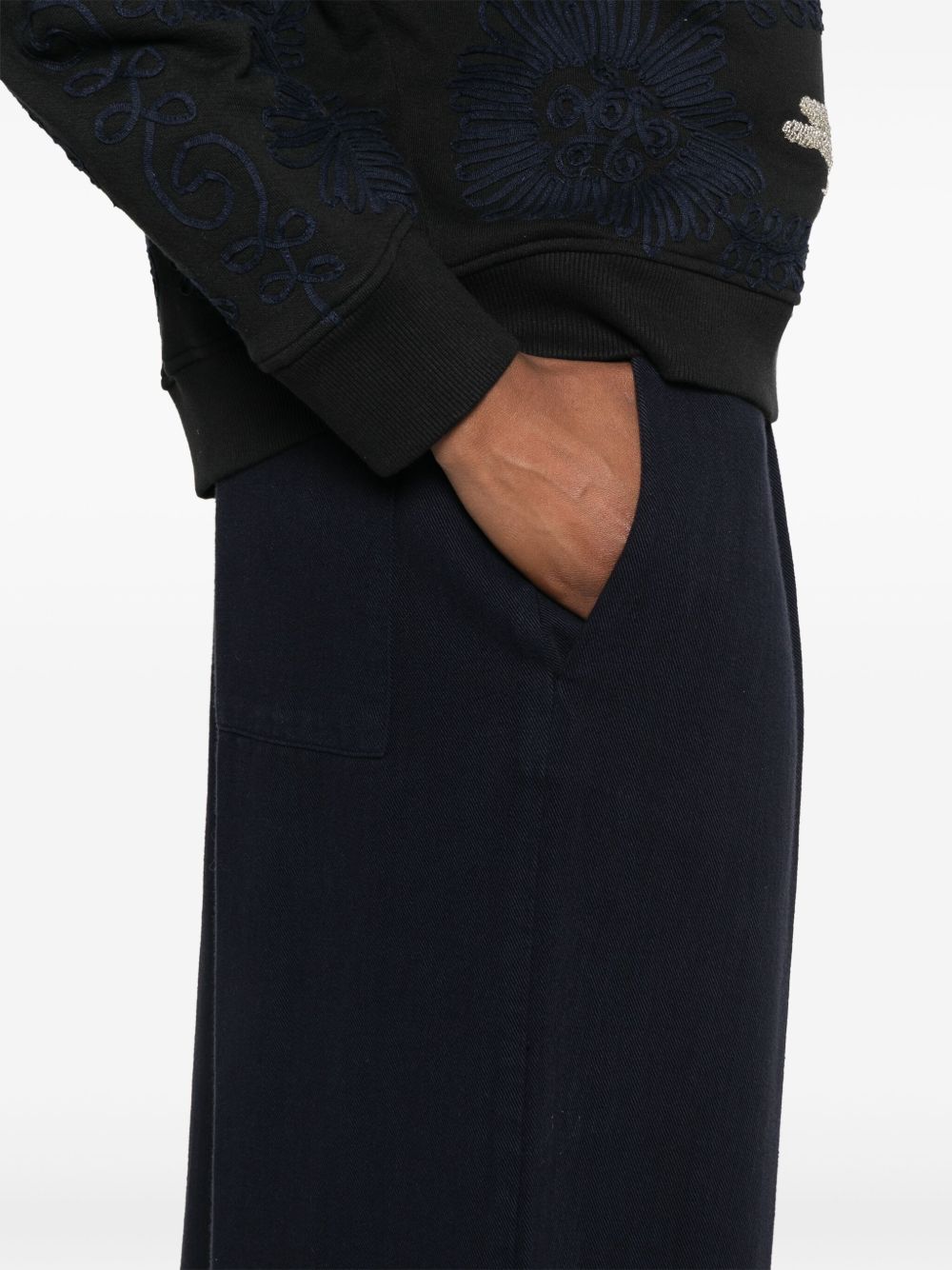 بنطال فورتي فورتي فورتي أزرق