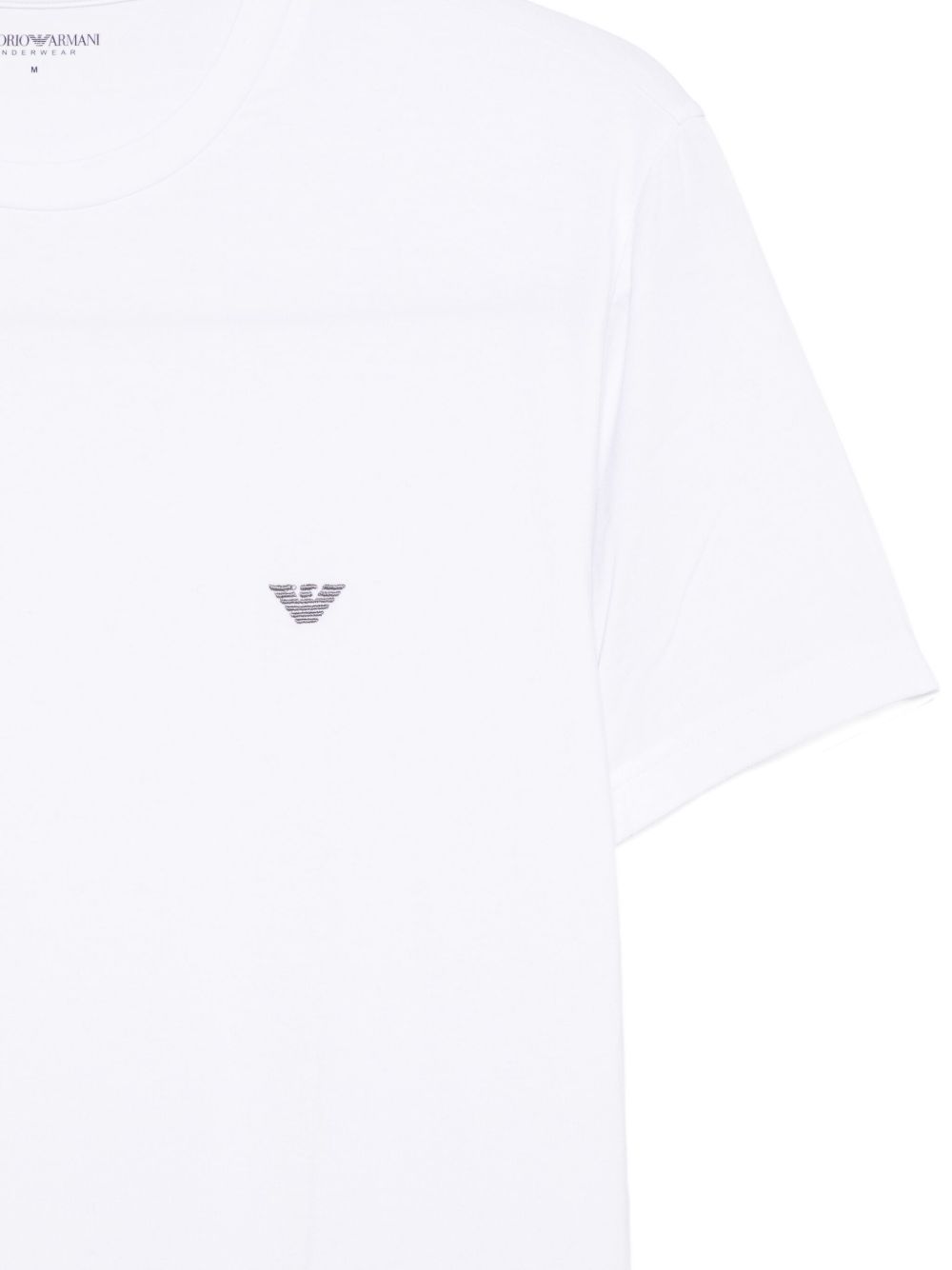 Emporio Armani Emporio Armani Fitted loungewear t-shirt in soft modal
