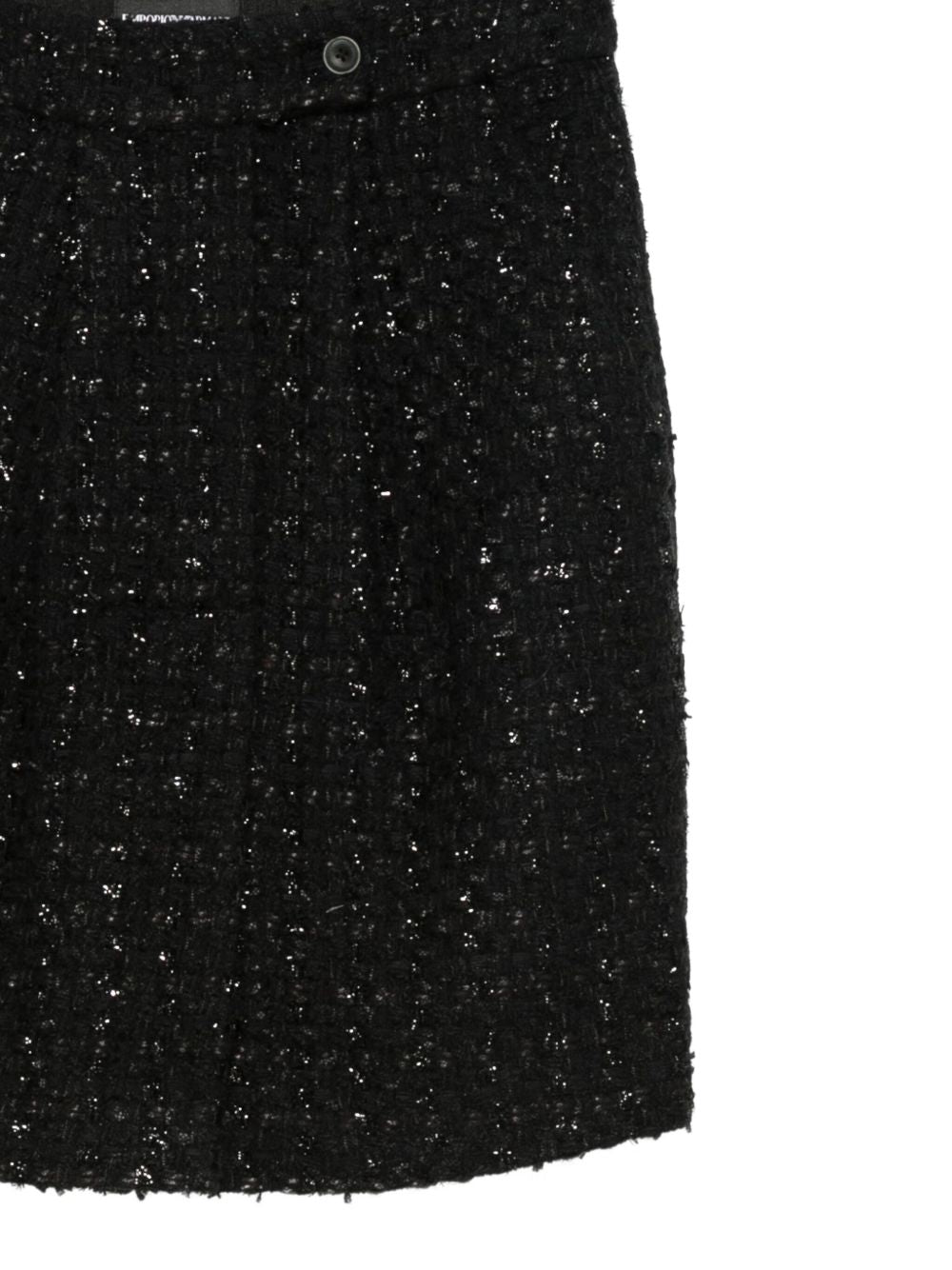 Emporio Armani Emporio Armani Tweed sequin mini skirt