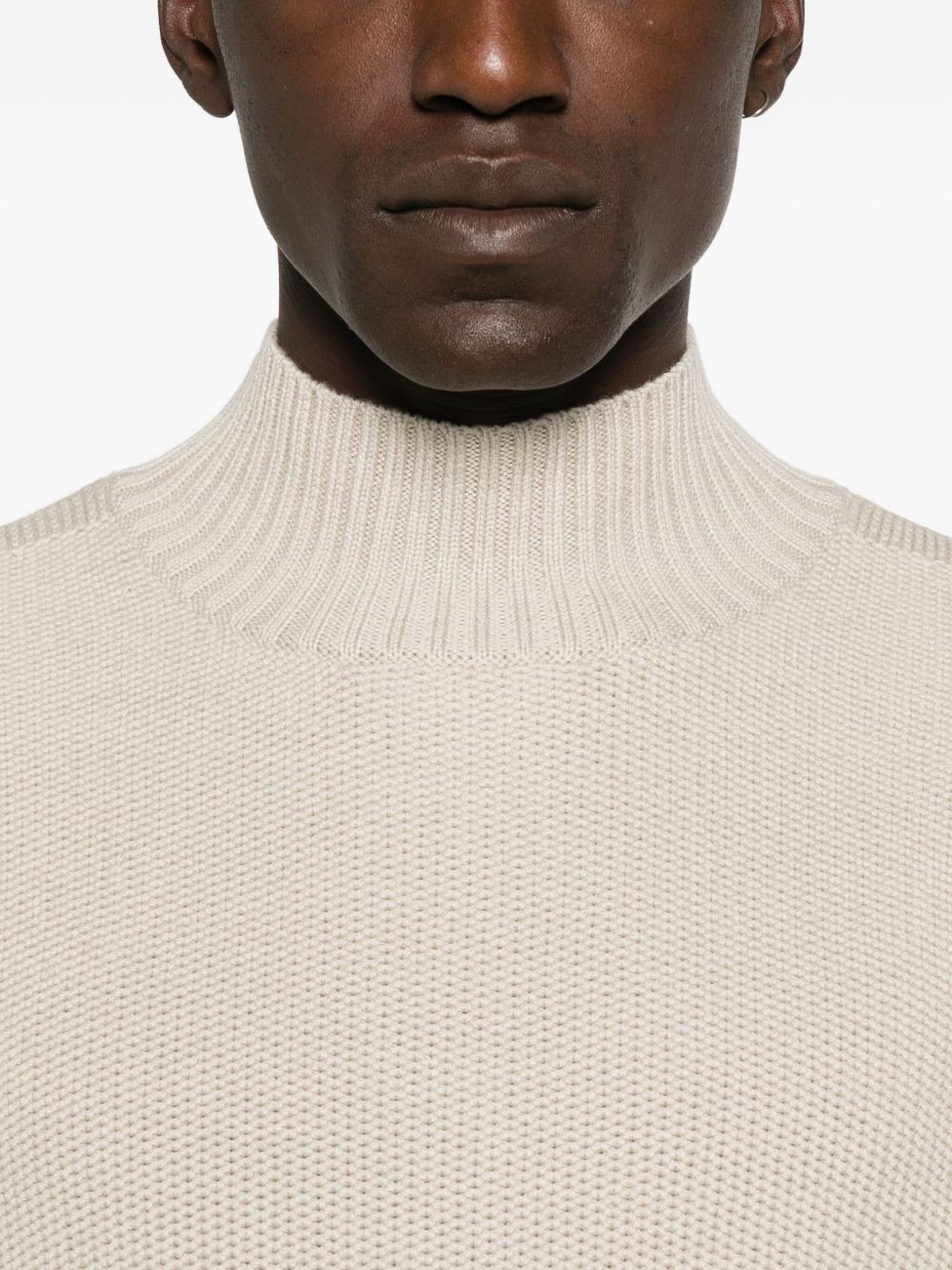 Emporio Armani Emporio Armani High-neck striped sweater