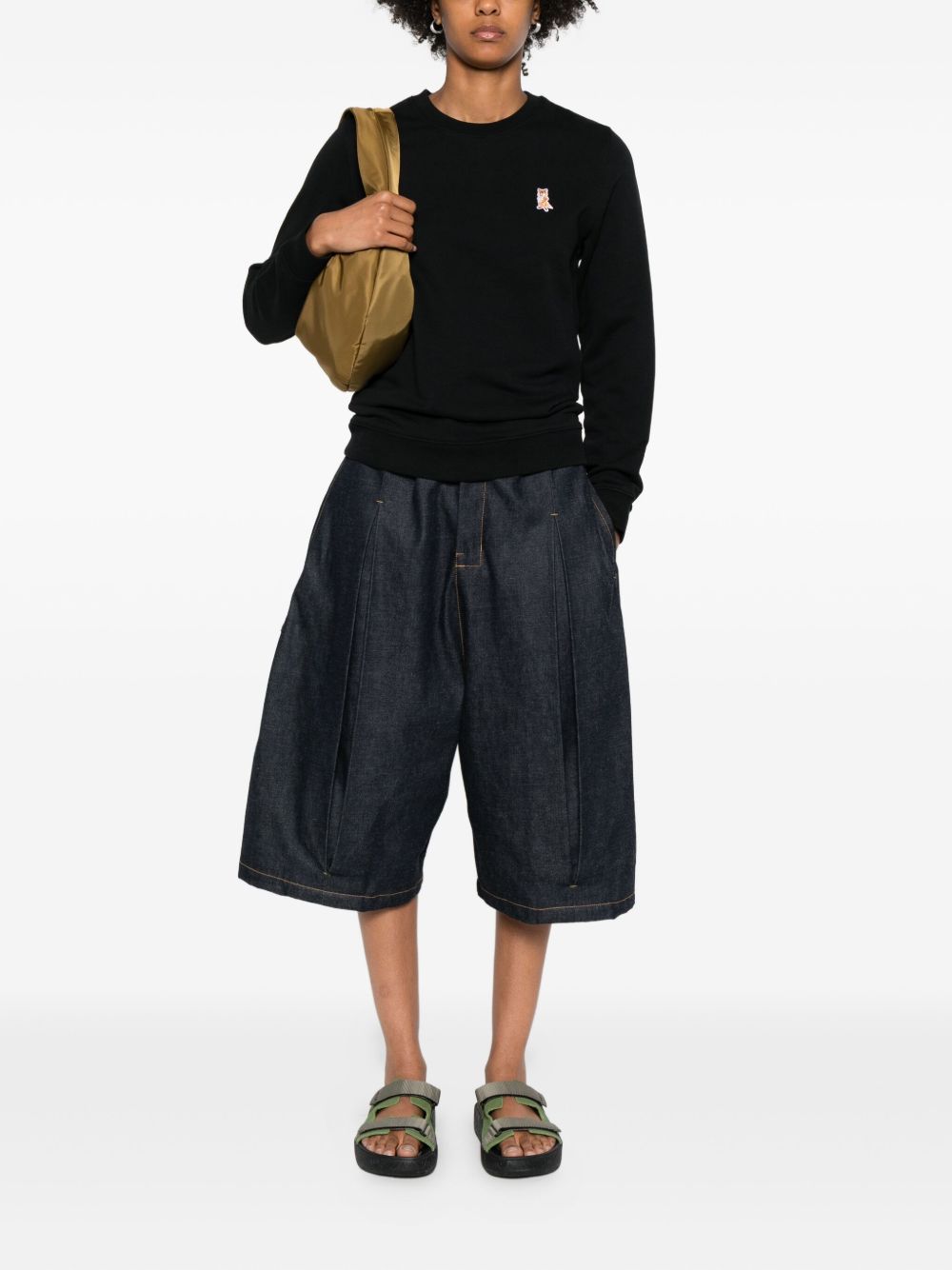 Maison Kitsuné Maison Kitsuné Sweatshirt with fox embroidery