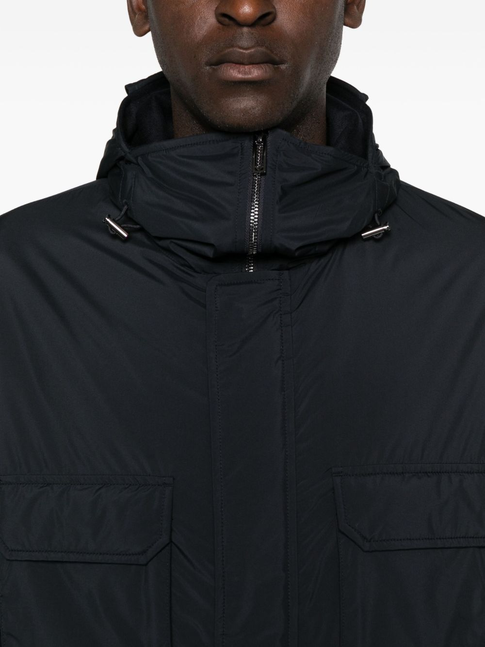Emporio Armani Emporio Armani Hooded multi-pocket coat