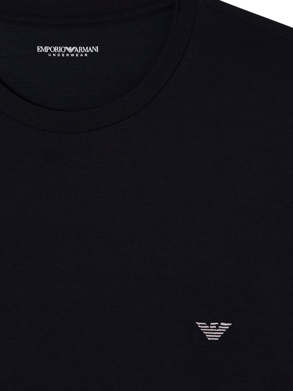 Emporio Armani Emporio Armani Fitted loungewear T-shirt in soft modal