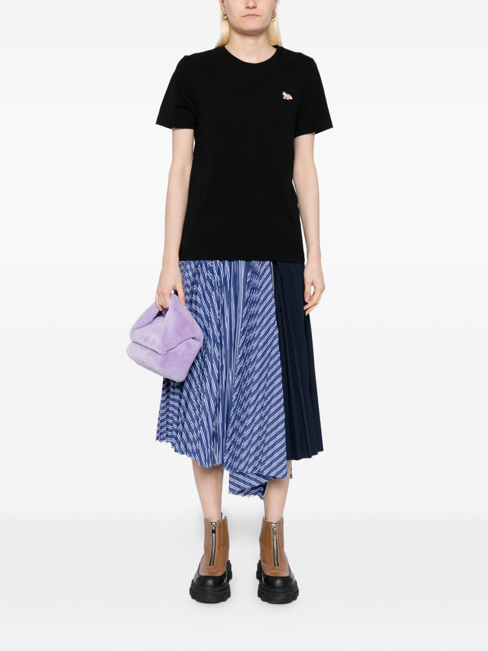 Maison Kitsuné Maison Kitsuné T-shirt with embroidered logo