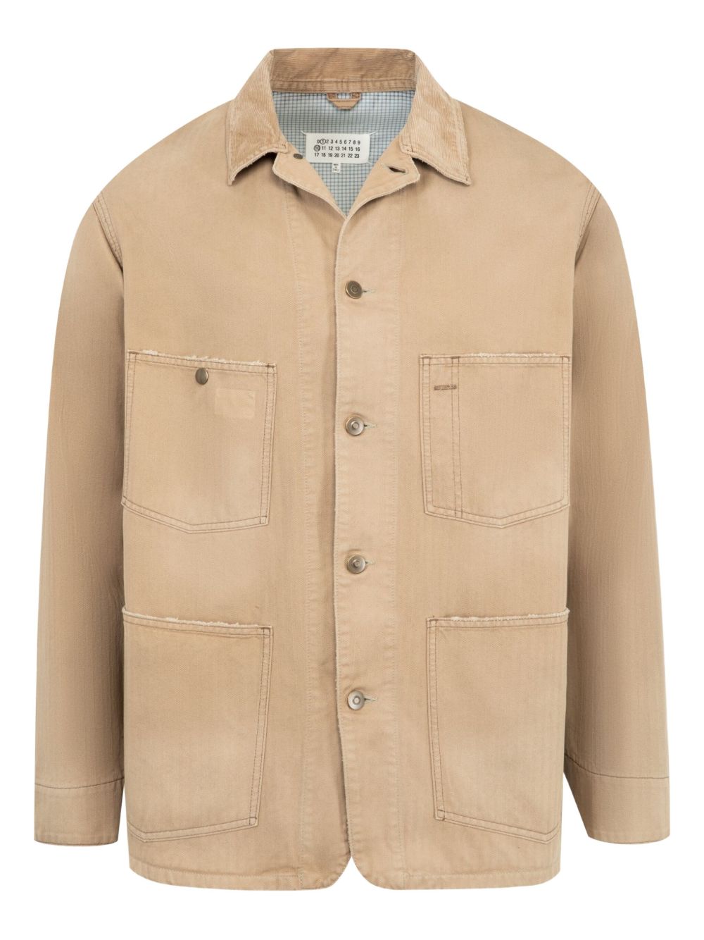 Maison Margiela Maison Margiela Herringbone-weave shirt jacket