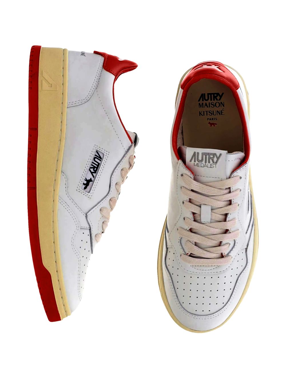 Autry X MAISON KITSUNE AUTRY X MAISON KITSUNE Sneakers Red