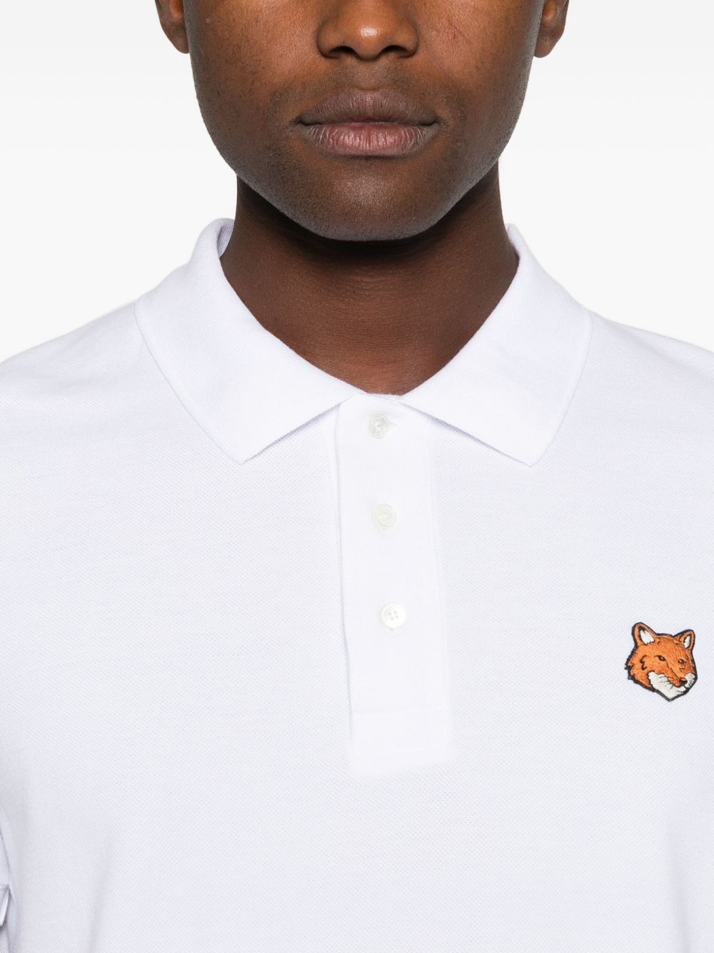 Maison Kitsuné Maison Kitsuné Fox head regular polo