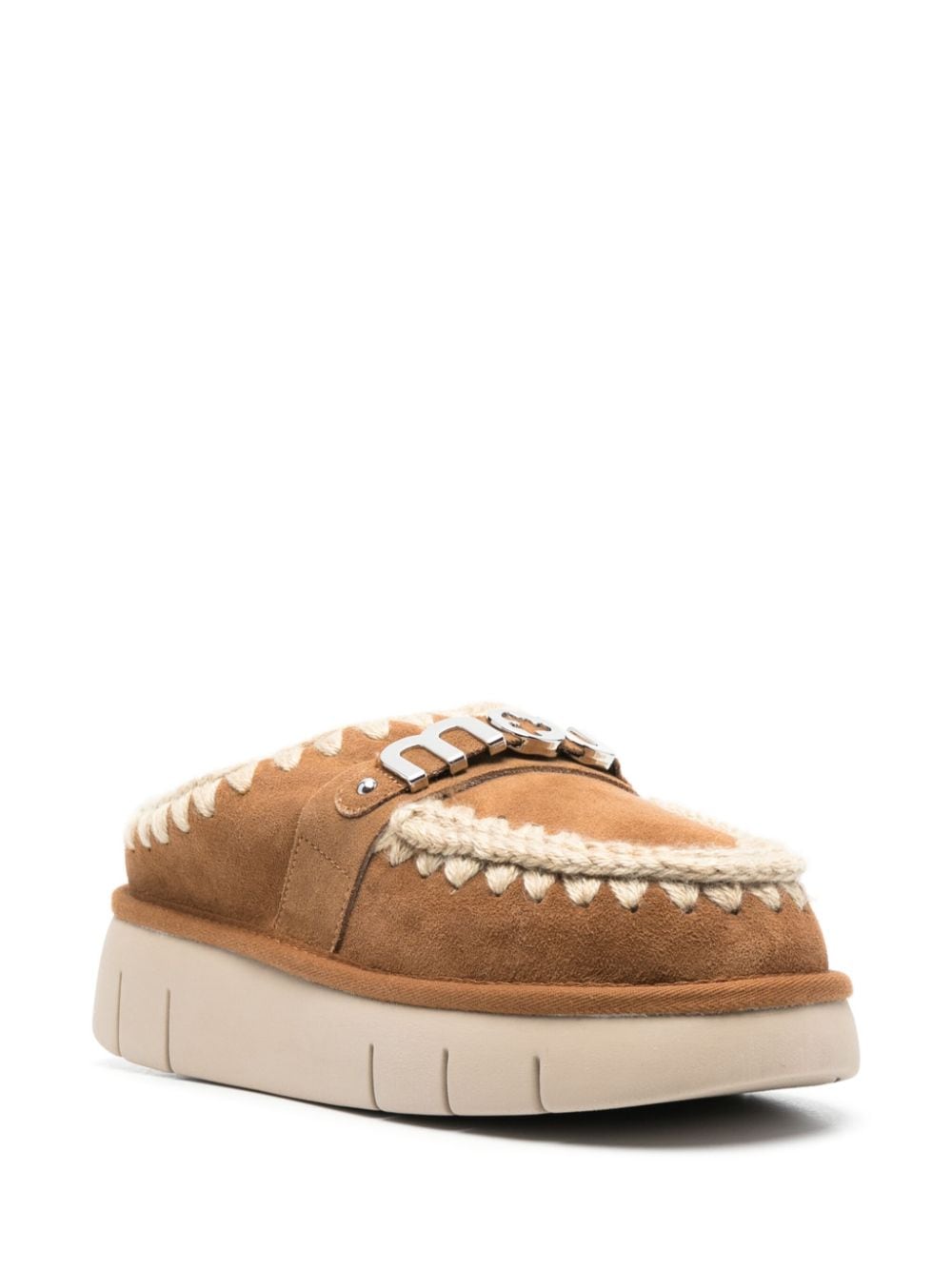 Mou Mou Sandals Leather Brown