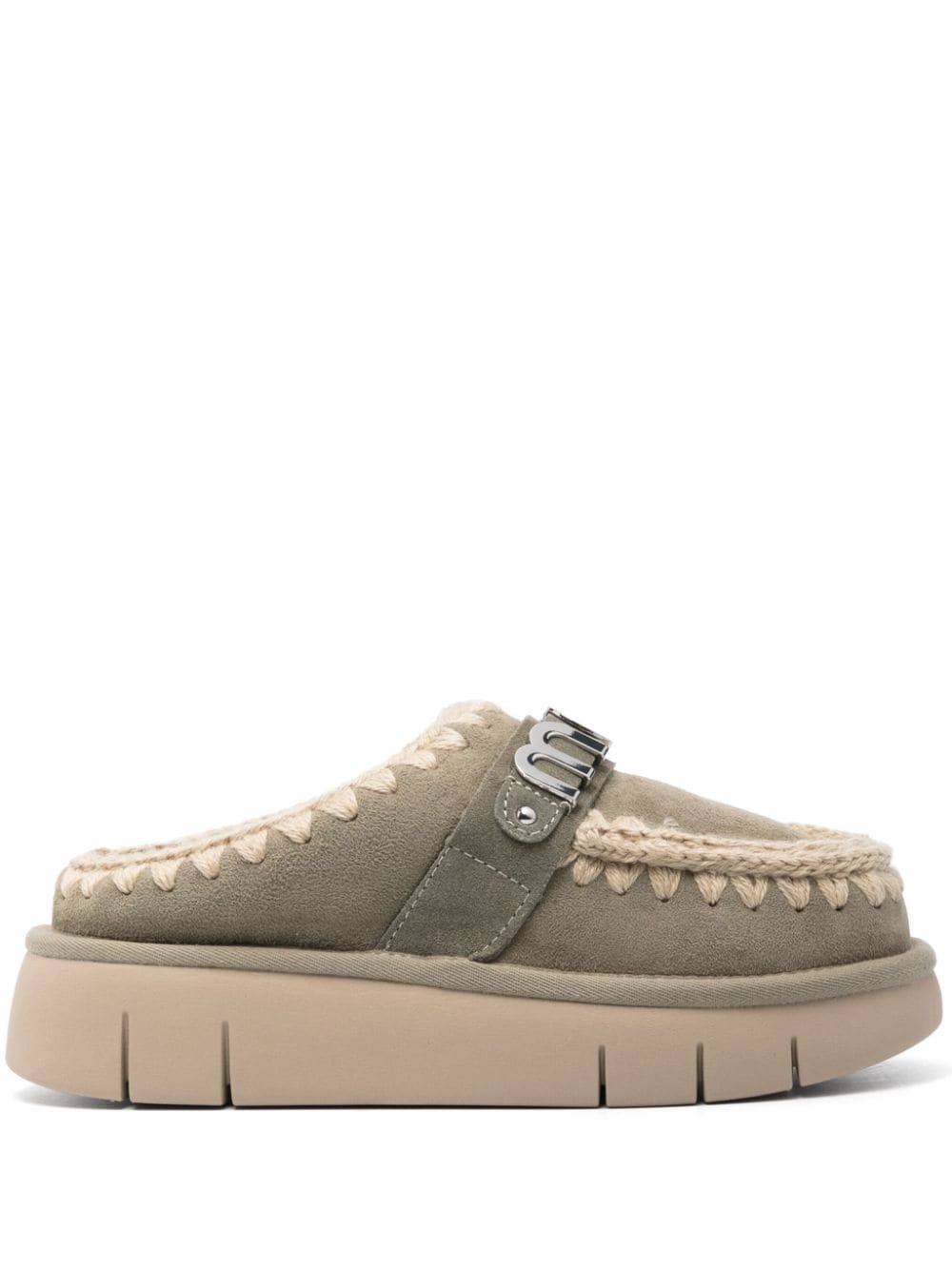 Mou Bounce clog slippers