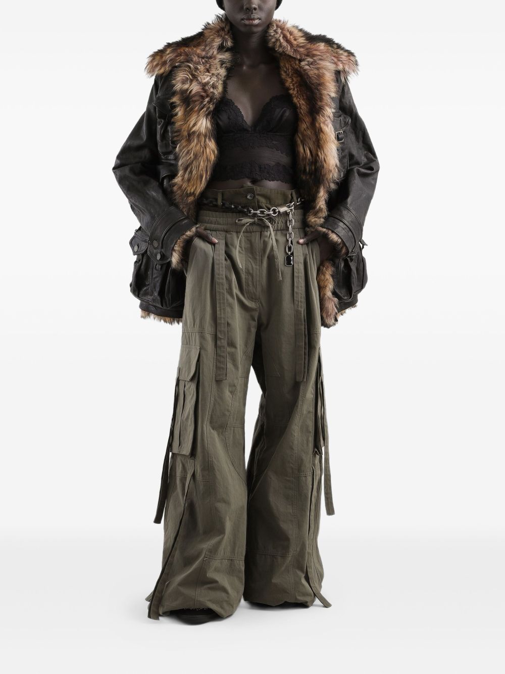 بنطلون دولتشي آند غابانا دولتشي آند غابانا باللون الأخضر