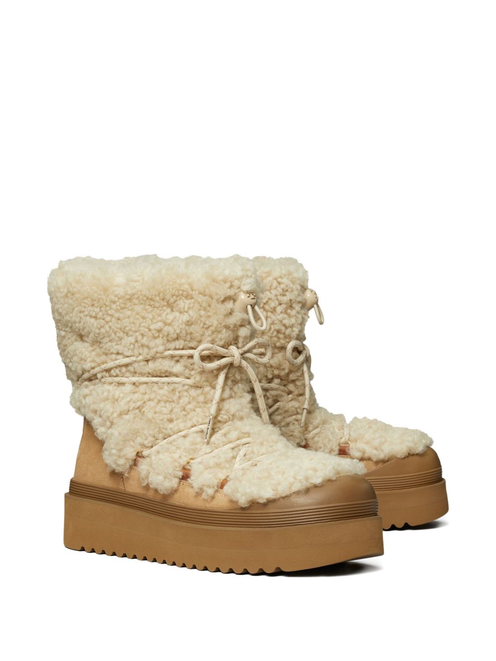 Tory Burch Tory Burch Mellow Shearling Platform Boots.