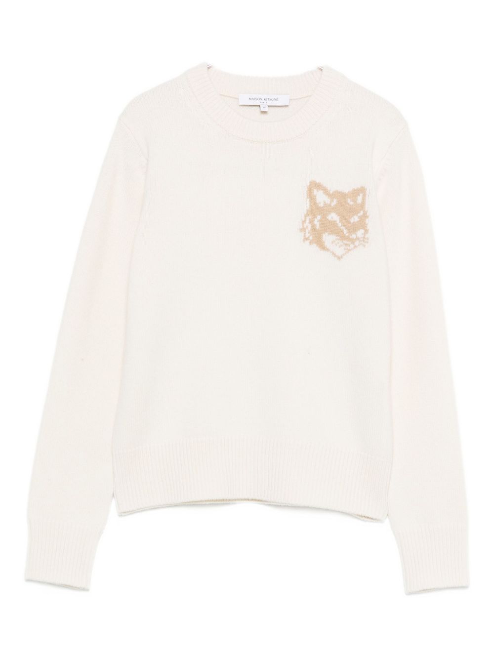Maison Kitsuné Maison Kitsuné Fox Head Intarsia Merino Jumper