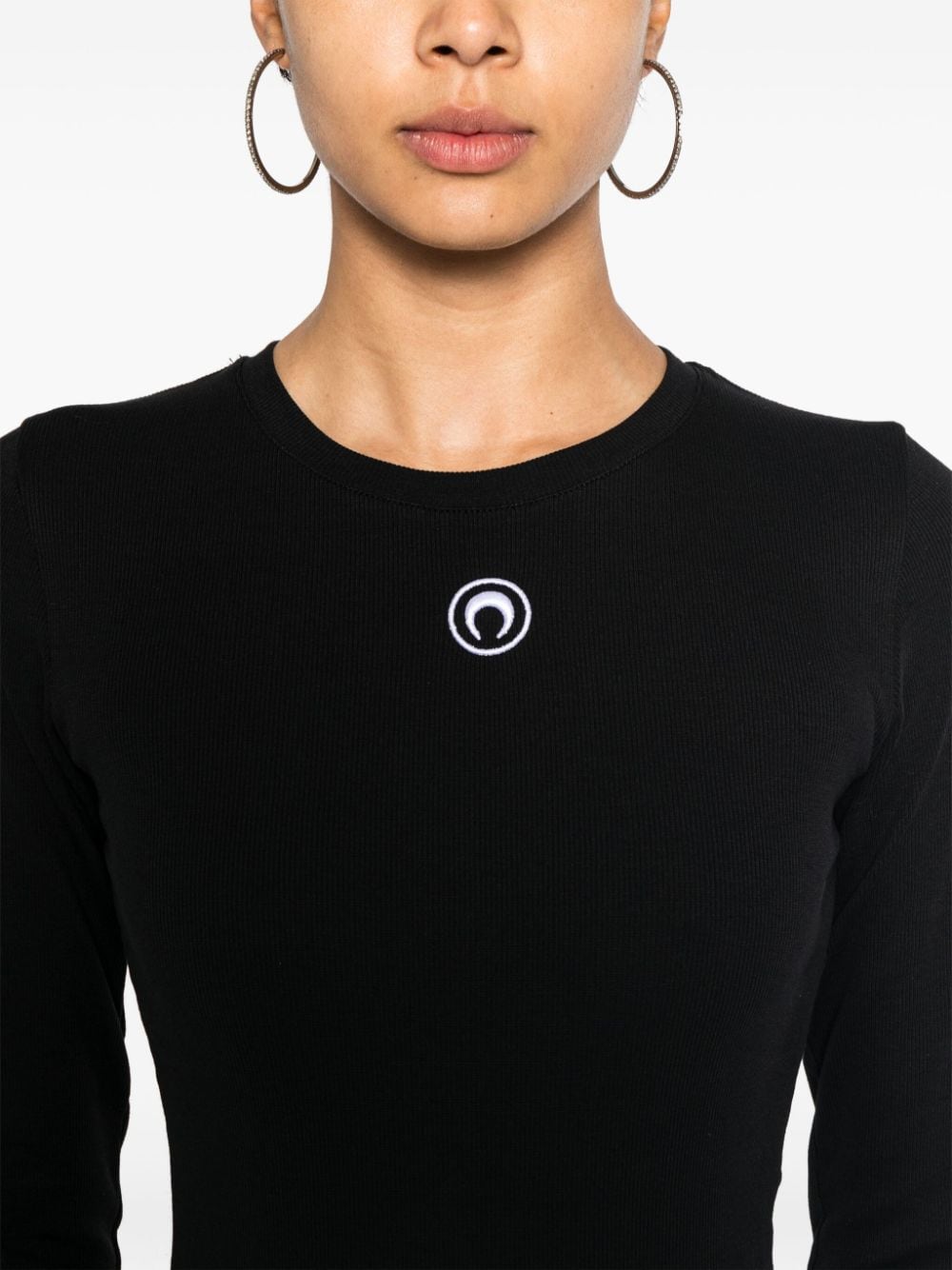 Marine Serre فستان قصير مطرز بهلال القمر من تصميم Marine Serre