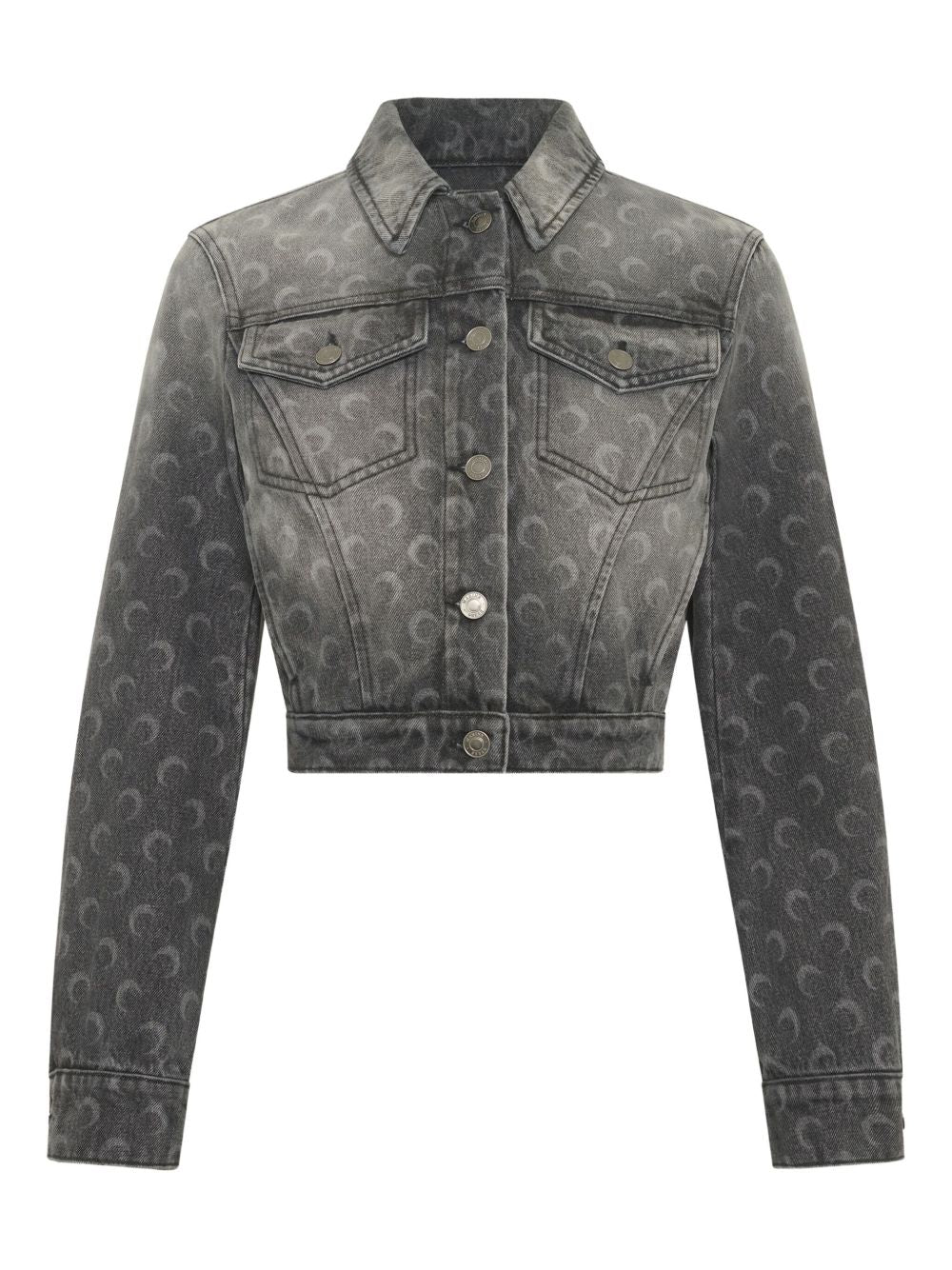 Marine Serre Marine Serre Moon laser denim jacket